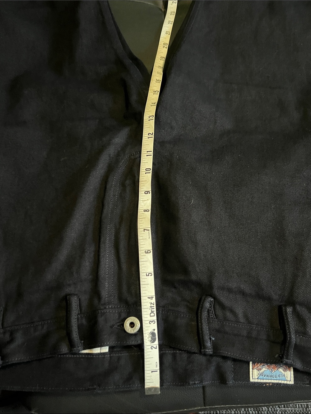 Red Tornado Black/Blue chino pant - Picture 10 of 13